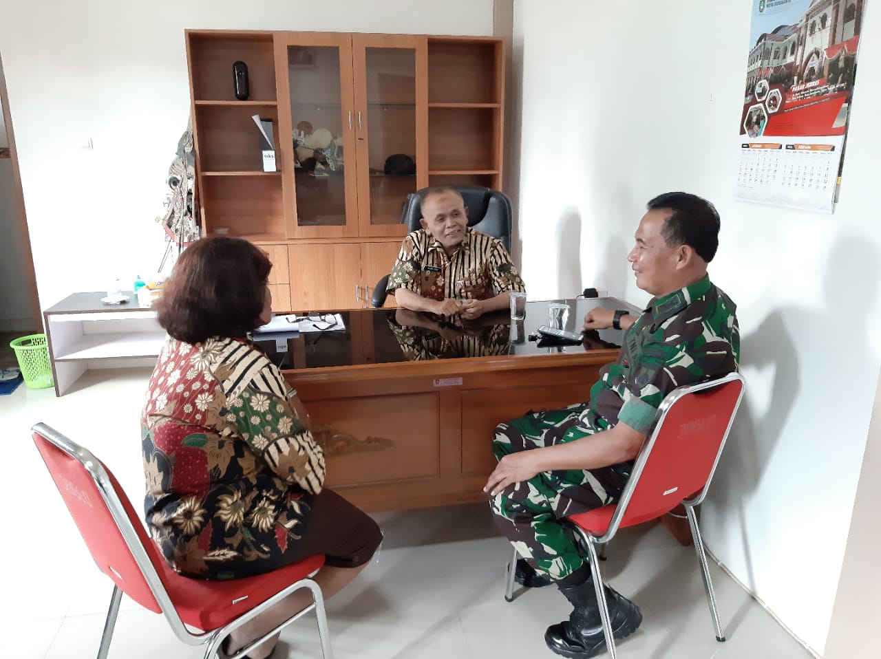 Untuk Mengenali Wilayah, Kapten Inf Narno Komsos Dengan Para Lurah