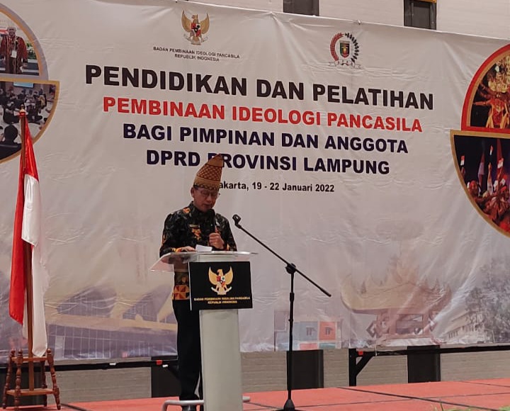 Kolaborasi Bersama BPIP, DPRD Lampung Role Model Diklat Pertama di Indonesia