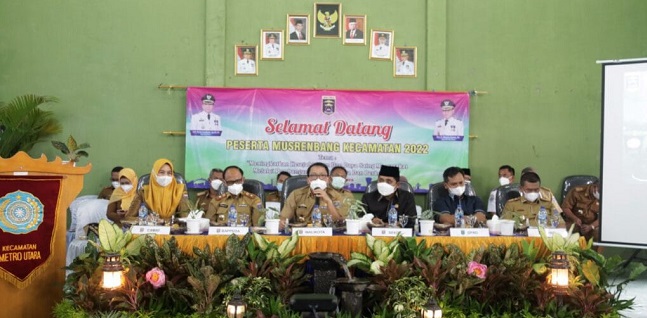 Musrenbang Metro 2022, Wakil Ketua II DPRD Usulkan Tambah Anggaran 4 Miliar Guna Pembangunan Metro Utara