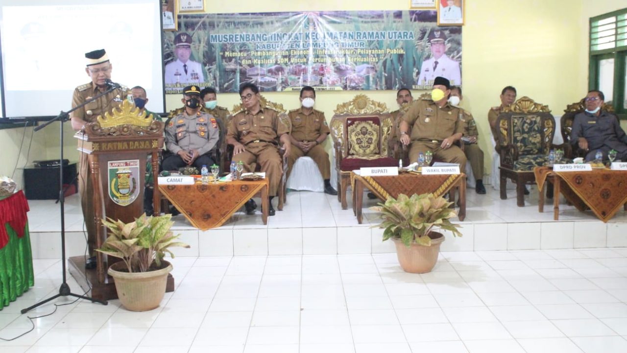 Musrenbang 2022, Bupati Lamtim Ajak Jajaran Bekerja Sepenuh Hati untuk Rakyat