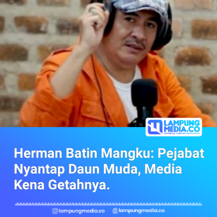 Pejabat Nyantap Daun Muda, Media Kena Getahnya