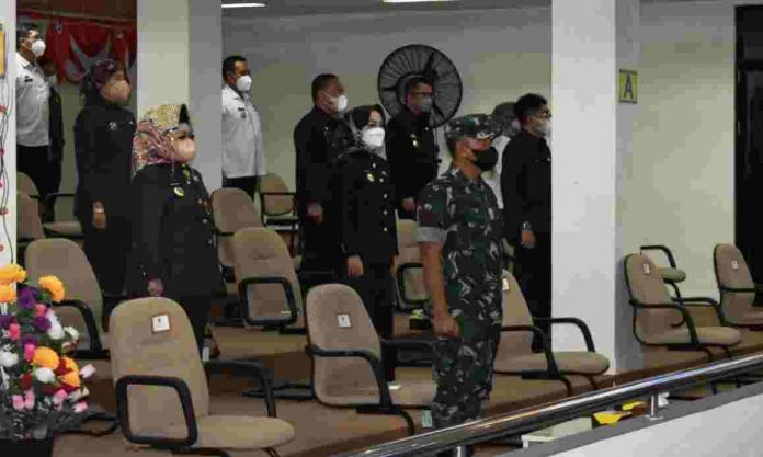 Kasrem 043/Gatam Menghadiri Rapat Pripurna DPRD Provinsi Lampung