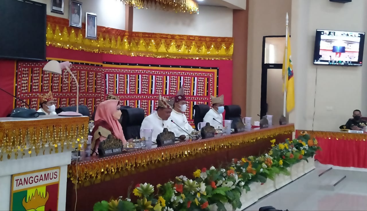 DPRD Tanggamus Adakan Rapat Paripurna Istimewa Peringati HUT Provinsi Lampung Ke 58