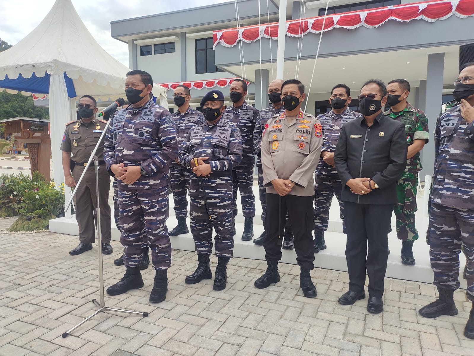 Ketua DPRD Lampung Hadiri Peresmian Gedung Markas Komando Pangkalan Angkatan Laut Lampung