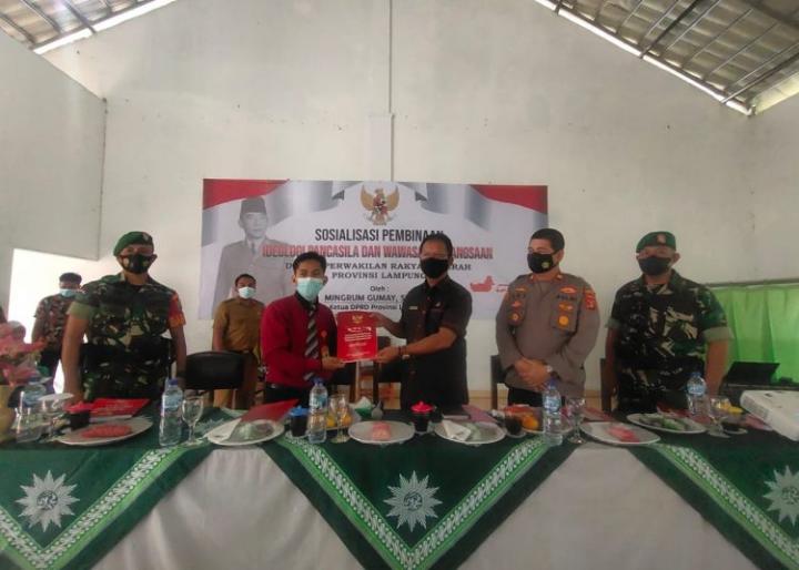 Gelar Pembinaan Ideologi Pancasila, Mingrum Ajak Sejumlah Tokoh Ciptakan Kesejukan Dalam Bermasyarakat