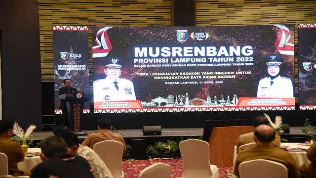Ketua DPRD Lampung Hadiri Musrenbang Prov. TA. 2022