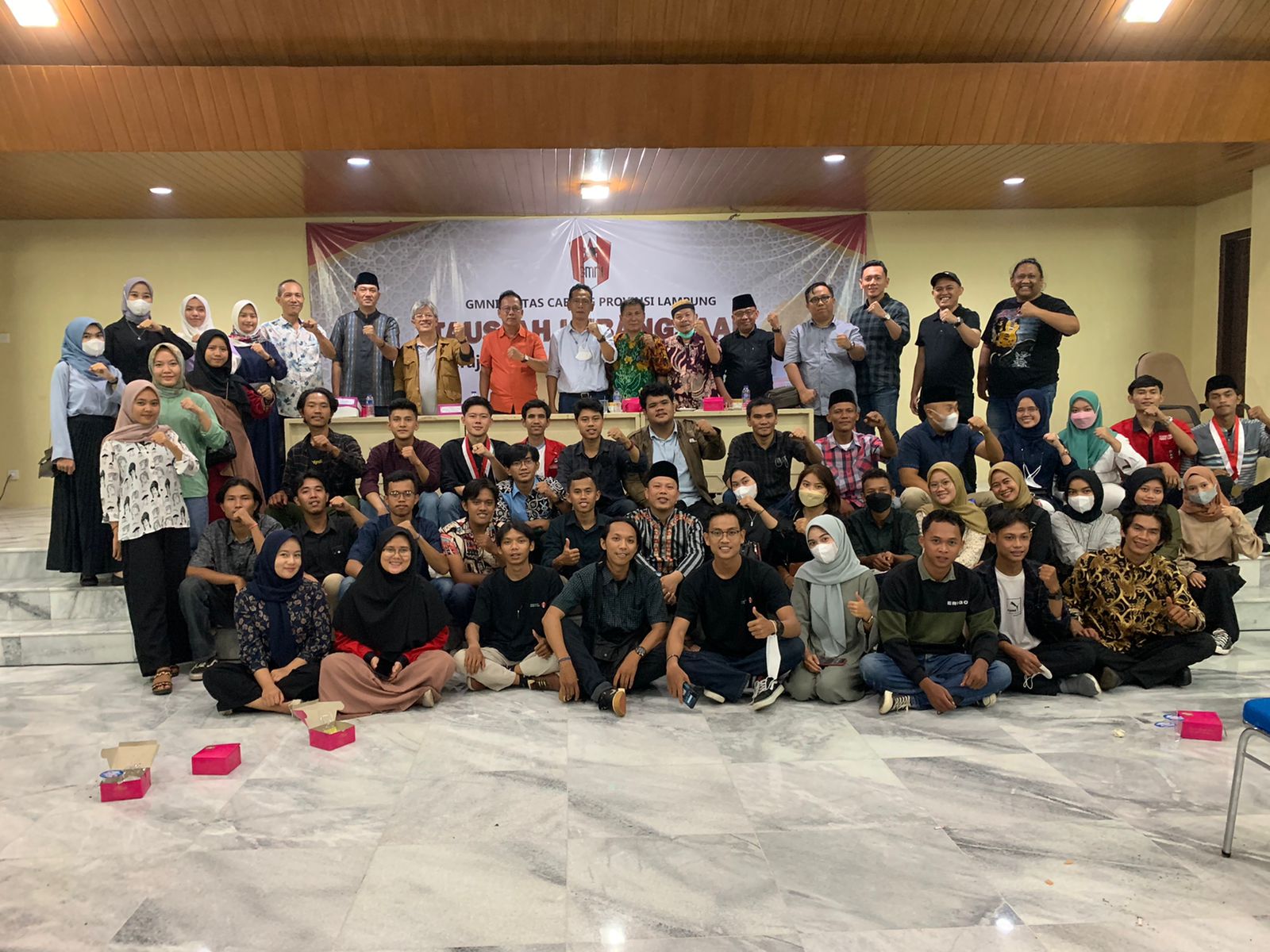 Ketua DPD PA GMNI Mingrum Gumay Hadiri Tausiyah Kebangsaan Bersama GMNI Lampung