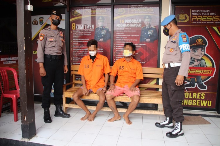 Pembobol Bengkel Motor di Pringsewu Lampung Ditangkap