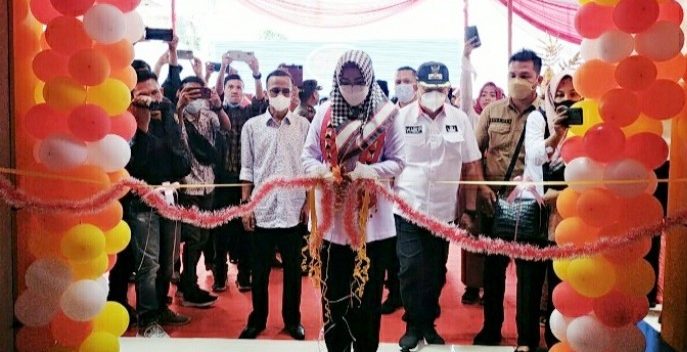 Bupati Dewi Handajani Resmikan Pasar Talangpadang, Bangun Ekonomi Masyarakat! Bangun Ekonomi Rakyat, Bupati Dewi Handajani Resmikan Pasar Talangpadang