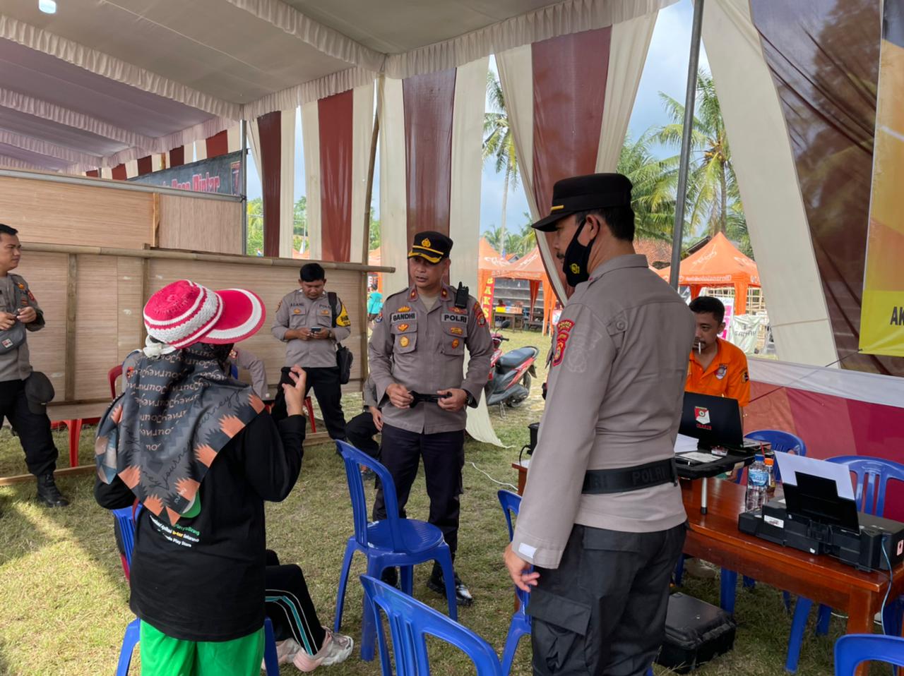 Nibung Expo, Polres Lamtim Buka Stand Layanan SIM, SKCK, Sidik Jari Dan Gerai Vaksin