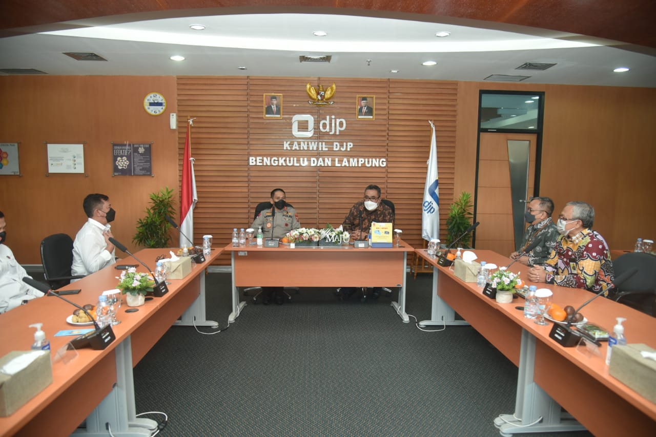 Polda Lampung siap mendukung Kanwil DJP Bengkulu dan Lampung