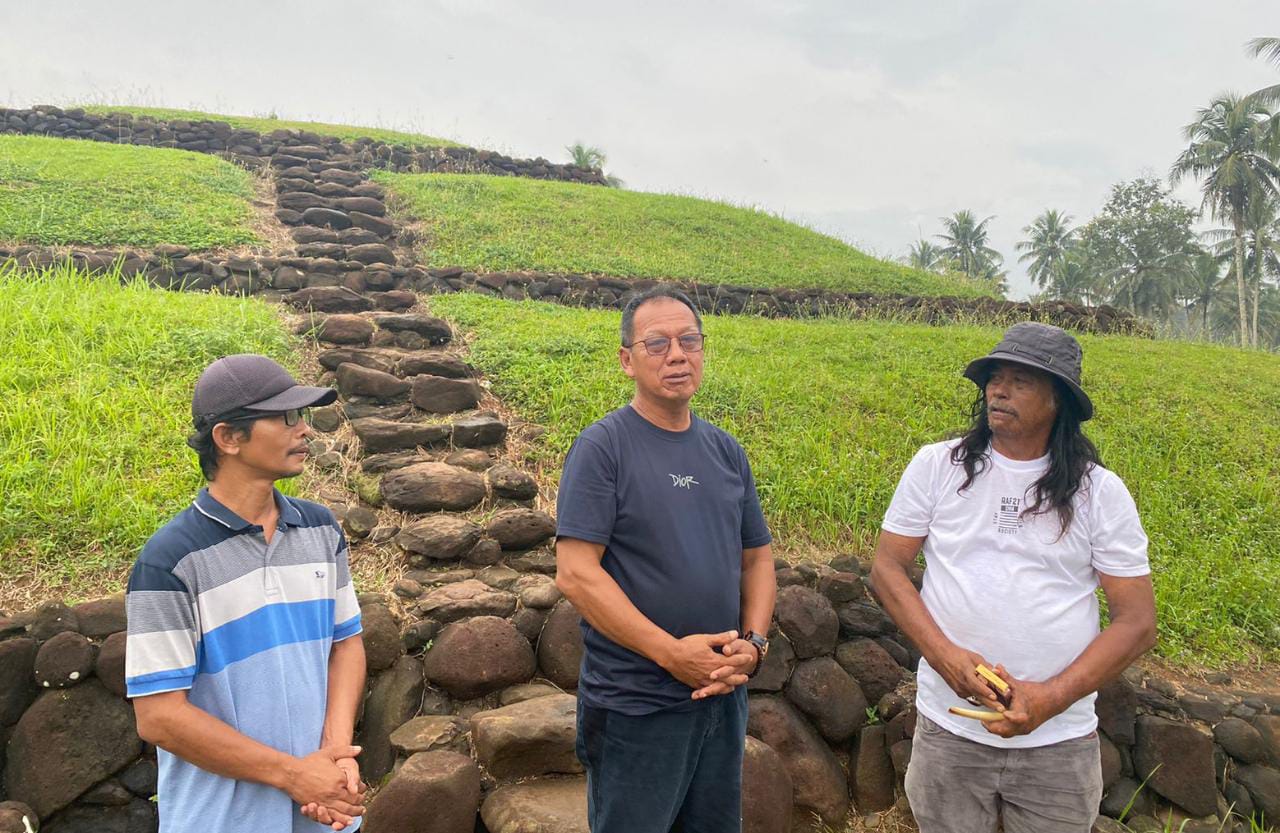 Kunjungi Taman Purbakala Lamtim, Mingrum Gumay Sampaikan Rasa Bangga