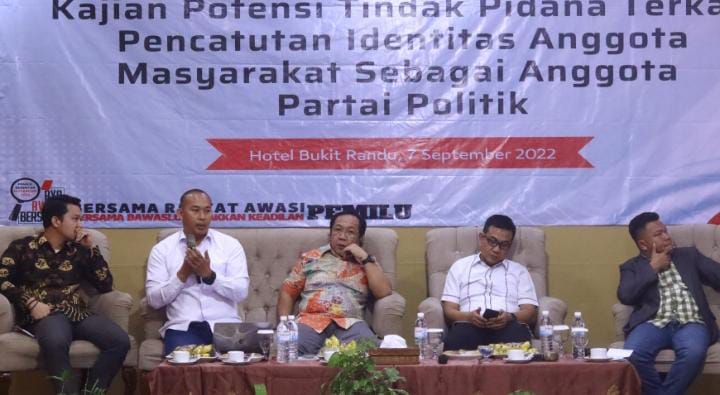 Bawaslu Lampung Kaji Pencatutan Nama Dari Parpol