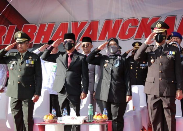 Ketua DPRD Lampung Hadiri Peringatan HUT Bhayangakara ke 76