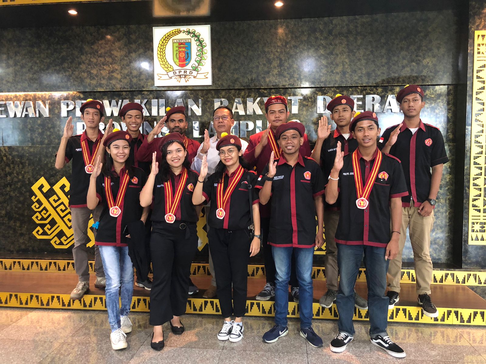 Ketua DPRD Lampung Menerima Audiensi PMKRI