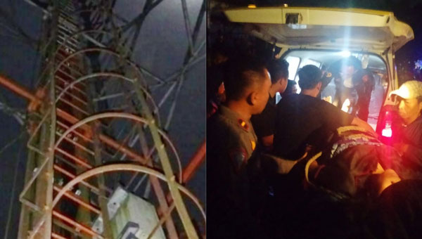 Heboh! Dikira Kuntilanak, Ternyata Seorang Wanita di Lampung Timur Kedapatan Panjat Tower 30 Meter Sehabis Magrib