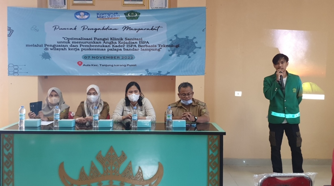 Mahasiswa Universitas Malahayati Sukses Gelar Acara Puncak Pengabdian Masyarakat Di Aula Kecamatan TKP Kota Bandar Lampung