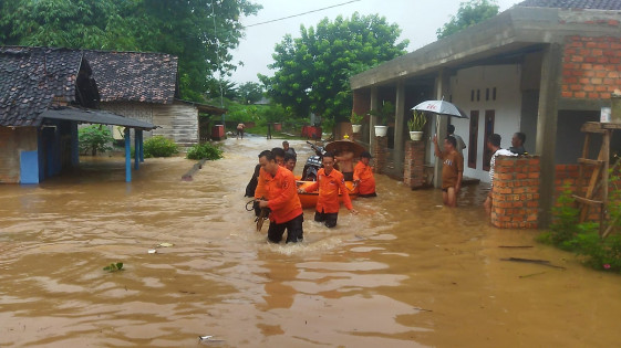 Terendam Banjir, Dua Kecamatan di Lampung Utara Terisolasi