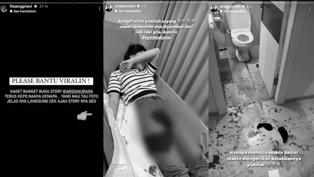 Seorang Oknum Polisi Aniaya Mantan Pacar hingga Berdarah-darah di Bandung