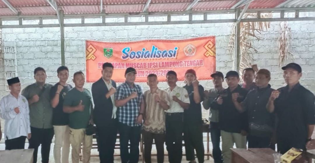 IPSI Lampung Tengah Gelar Sosialisasi Persiapan MUSCAB