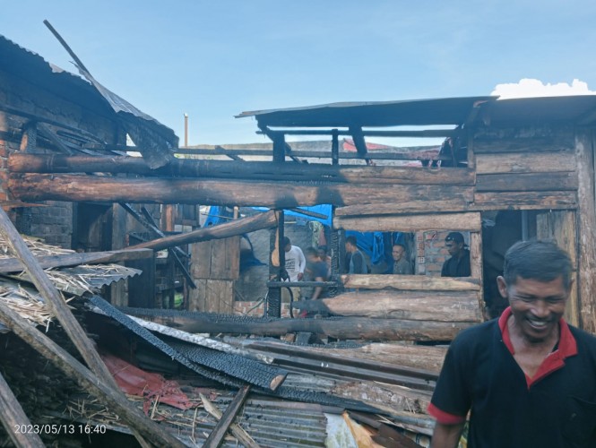 Satu Gudang Dekorasi Pernikahan Hangus Terbakar, Rugi Hingga Ratusan Juta