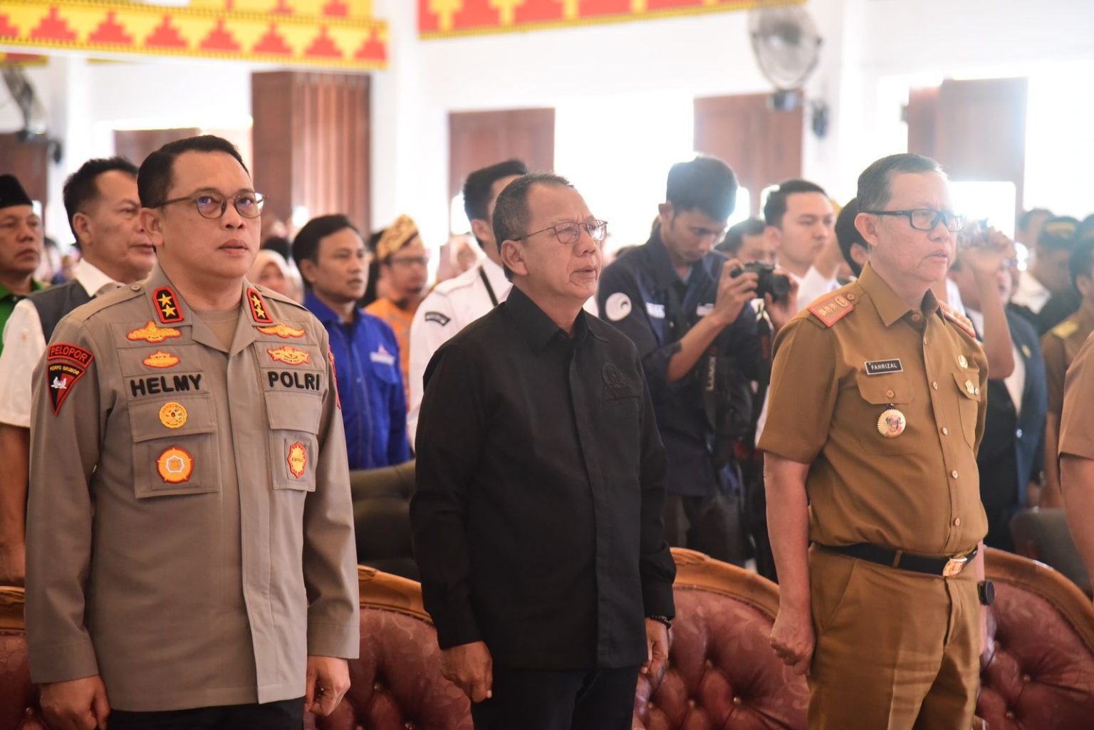 Ketua DPRD Lampung Mingrum Gumay Menghadiri Kirab Pemilu Tahun 2024