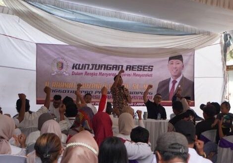 Anggota DPRD Lampung Rahmad Mirzani Serap Aspirasi Masyarakat Sukabumi