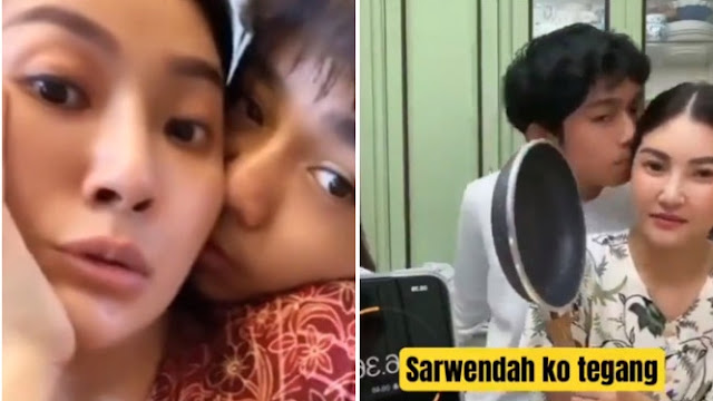Viral ! Video Betrand Peto Cium Sarwendah Ramai di Twitter, Netizen: Ngeri Banget Ini Bocah