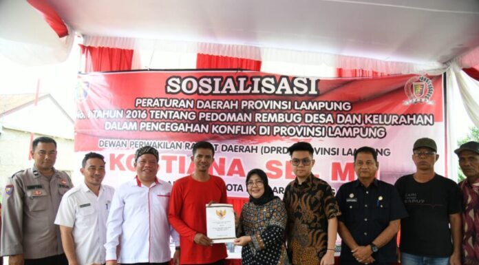 Anggota DPRD Lampung Kostiana, Ajak Masyarakat Hindari Gesekan Jelang Pemilu 2024