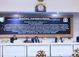 Sekdaprov Fahrizal Hadiri Paripurna DPRD Pembicaraan Tingkat II Terkait Laporan Pansus dan Perubahan Program Pembentukan Peraturan Daerah Tahun Anggaran 2024