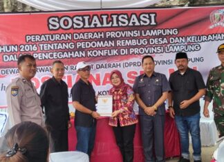 Kostiana Gelar Sosialisasi Perda Rembug Desa di Kecamatan Panjang