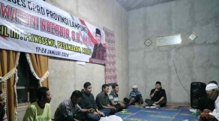 Anggota DPRD Lampung Sosper PIP-WK