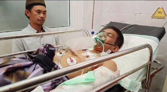 Dua Orang Pria di Lampung Tengah Terlibat Duel Berdarah Gara-Gara Bocah Main Petasan