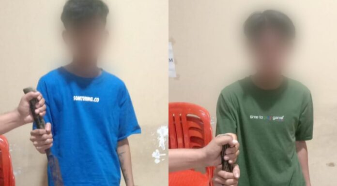 Gagalkan Aksi Tawuran Di Bandar Lampung, Polisi Amankan 4 Remaja Berikut Tiga Sajam, Dua Orang Ditetapkan Tersangka