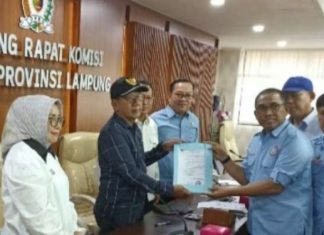 Ketua DPRD Lampung Mingrum Gumay Terima Perwakilan Pekerja
