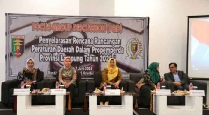 Bapemperda DPRD Lampung Gelar Focus Group Discussion