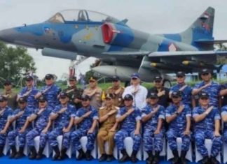 Ketut Rameo, Anggota DPRD Propinsi Lampung Hadiri Latihan Matra Udara II Jalak Sakti