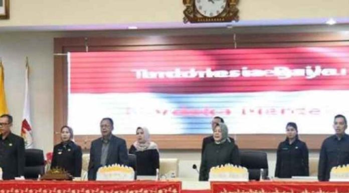 DPRD Propinsi Lampung Rapat Paripurna Laporan Pansus LHP BPK