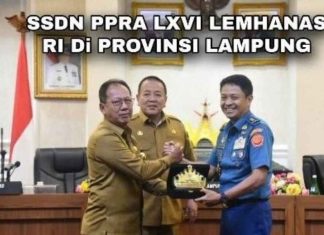 Ketua DPRD Lampung Mingrum Gumay Terima Kunjungan SSDN PPRA LXVI 2024