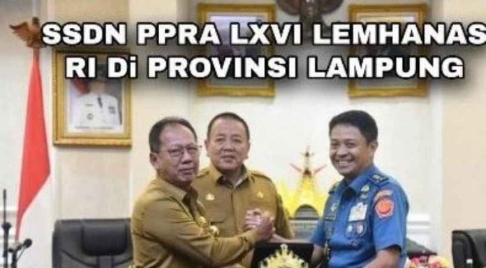 Ketua DPRD Lampung Mingrum Gumay Terima Kunjungan SSDN PPRA LXVI 2024