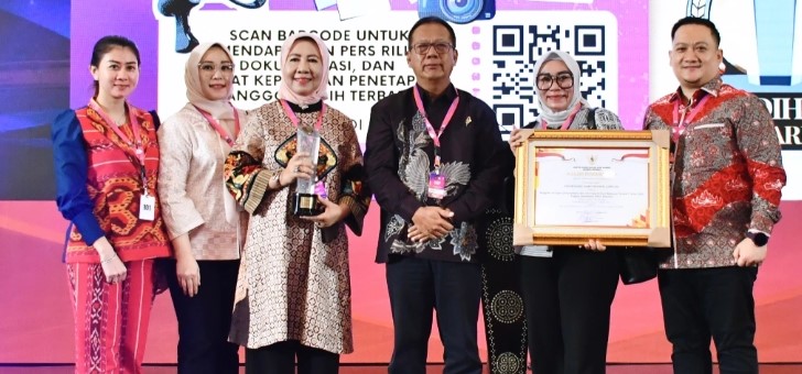 Sekretariat DPRD Provinsi Lampung Kembali Meraih Penghargaan JDIH Awards Terbaik 1 Tahun 2024