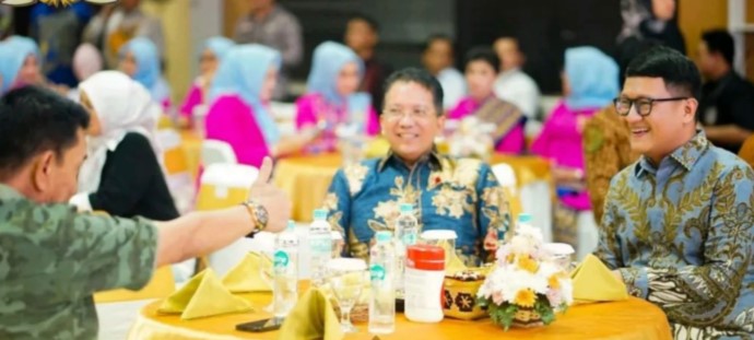 Ketua DPRD Provinsi Lampung Bapak Ahmad Giri Akbar, SE., M.BA Hadiri Malam Keakraban Bersama Forkopimda Lampung