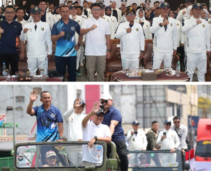 Ketua DPRD Lampung Hadiri PAWAI DAN PEMBUBARAN KONTINGEN LAMPUNGPON XXI TAHUN 2024