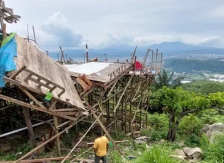 Cafe Ambruk di Way Gubak Bandar Lampung Tak Memiliki Izin, Sanksi Menanti