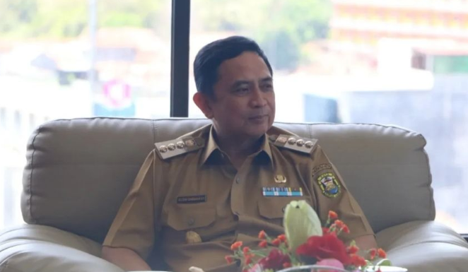 Pjs. Walikota Bandar Lampung Bapak Budhi Darmawan Melakukan Audensi Bersama Kepala Kantor Wilayah Bapak Dodot Adikoeswanto Kementrian Hukum dan Hak Asasi Manusia