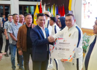 Ketua Komisi V DPRD Lampung Hadiri Acara Penghargaan dan Pembinaan Atlet PON XXI/2024