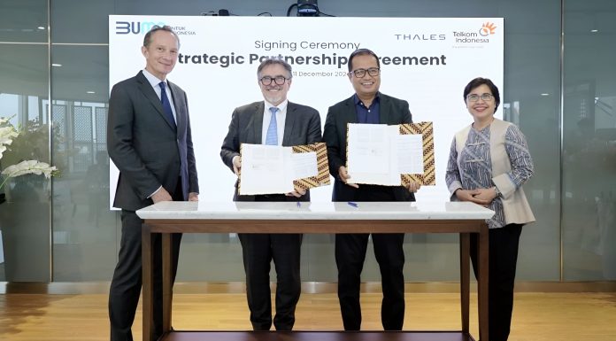 Perkuat Keamanan Siber dan Percepat Pengembangan Smart City, Telkom Gandeng Thales