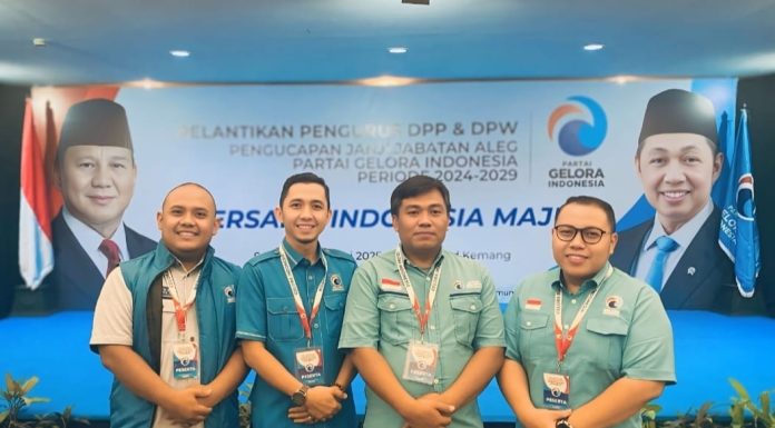 Pimpinan Partai Gelora Lampung Dilantik di Jakarta