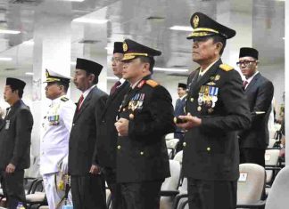 Danrem 043/Gatam Hadiri Pelantikan Pimpinan DPRD Provinsi Lampung