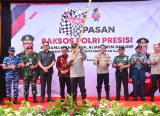 Wakil Ketua IV DPRD Provinsi Lampung Hadiri Baksos Polri Presisi Bersama Mahasiswa dan OKP Sambut Ramadan 1446 H